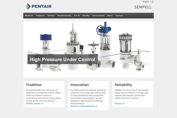 WordPress website example screenshot