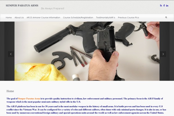 semperparatusarms.com site used evolve