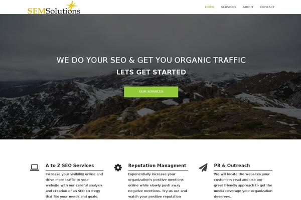 WordPress website example screenshot
