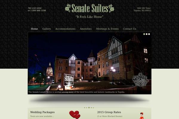 Hospitality theme site design template sample