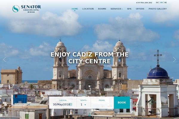 senatorcadizspahotel.com site used Senator-cadiz-spa-hotel-2017