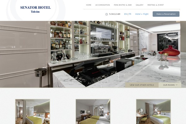 senatorhoteltaksim.com site used Senatorhoteltaksim