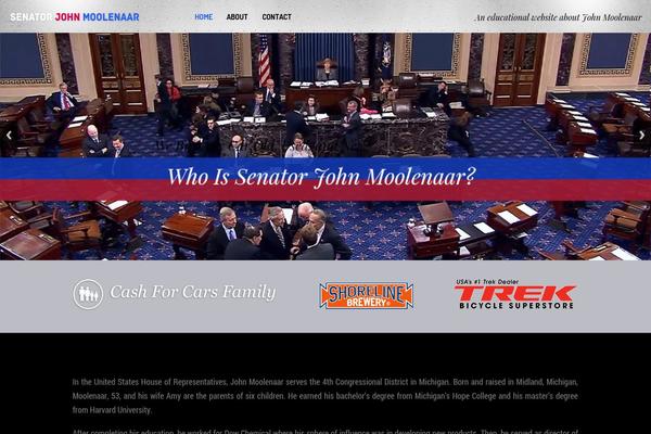 senatorjohnmoolenaar.com site used Senator