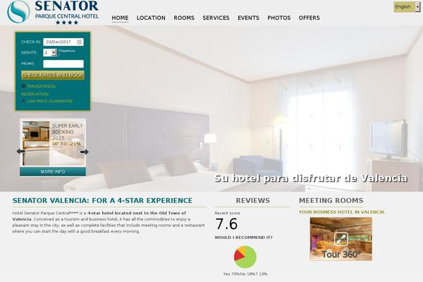 senatorparquecentralhotel.com site used Senator-parque-central-2017