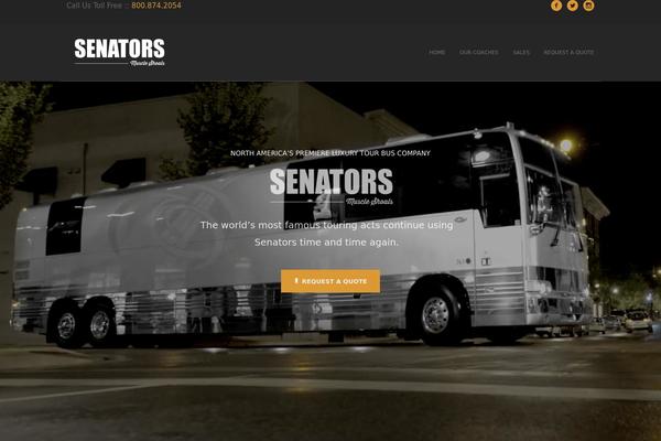 senatorscoaches.com site used Thememountain-sartre