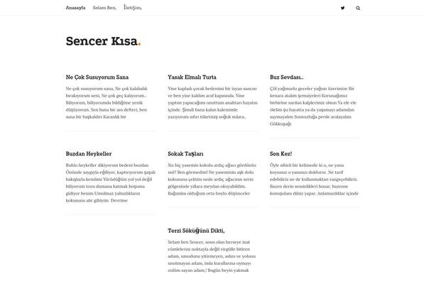 Writing theme site design template sample