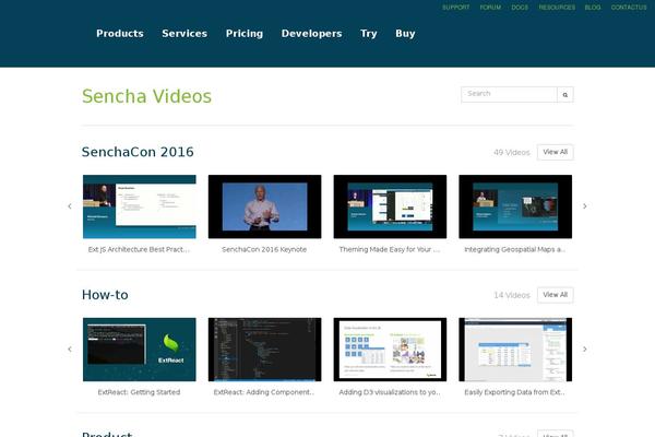 senchacon.com site used Sencha