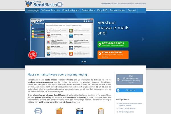 sendblaster.nl site used Wp-sendblaster-2012