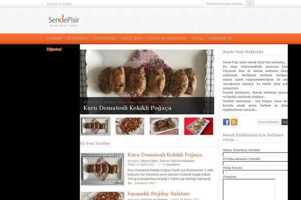 Foodpress theme site design template sample