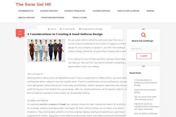 Plain Blog theme site design template sample