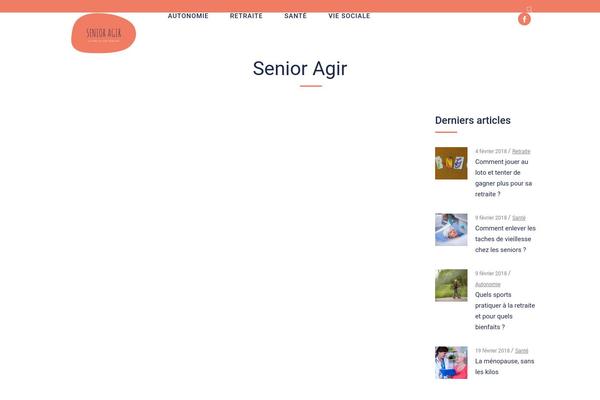 senioragir.fr site used LiveWell