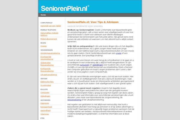seniorenplein.nl site used Oulipo