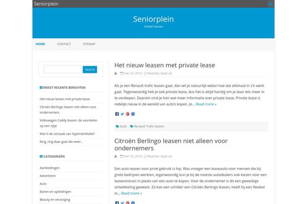 seniorplein.nl site used Momentous Lite