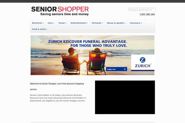 seniorshopper.com.au site used Unionshopper