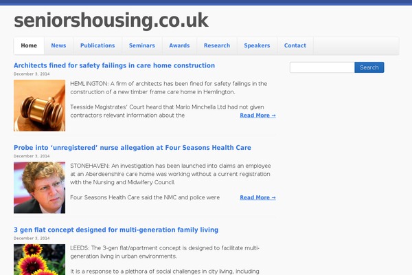 seniorshousing.co.uk site used Newspond