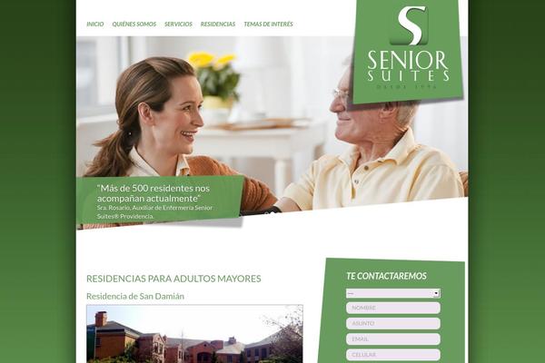 Senior theme site design template sample