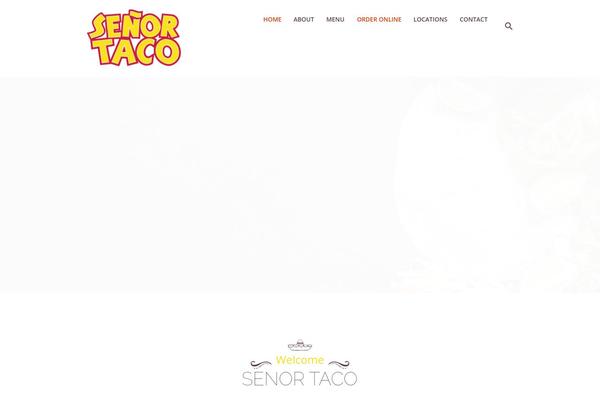 senortaco.com site used Gustavo