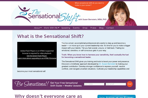 sensationalshift.com site used Sensational-shift
