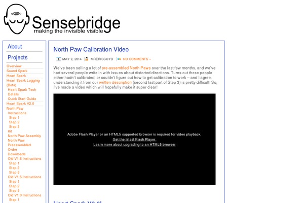sensebridge.net site used Tranquility