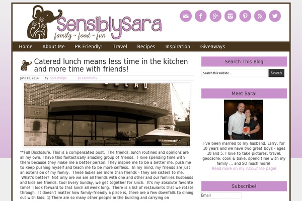 sensiblysara.com site used Sensibly-sara