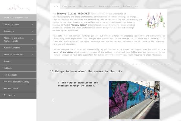 Total theme site design template sample