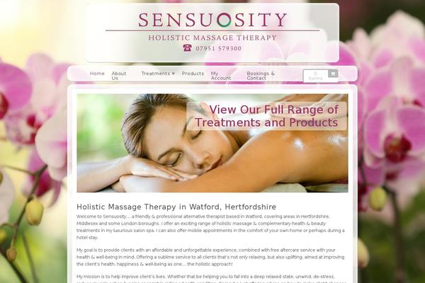 sensuosity.co.uk site used Sensuosity