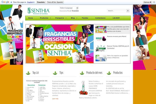 senthia.com site used Whitemagik