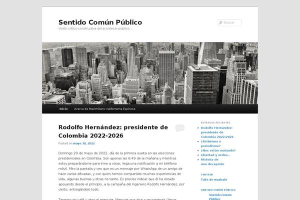 WordPress website example screenshot