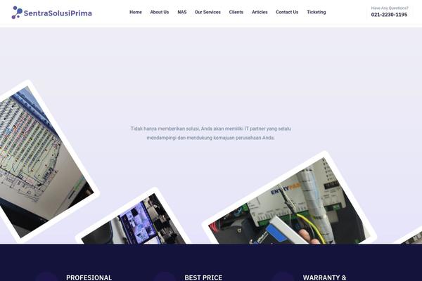 Teba theme site design template sample