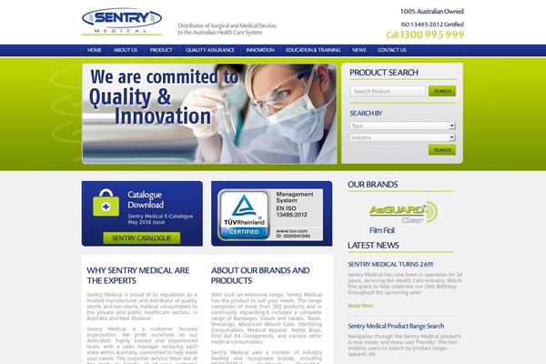 sentrymedical.com.au site used Sentry