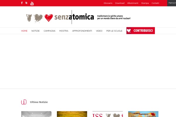 senzatomica.it site used Senzatomica-theme