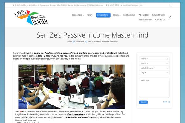 WordPress website example screenshot