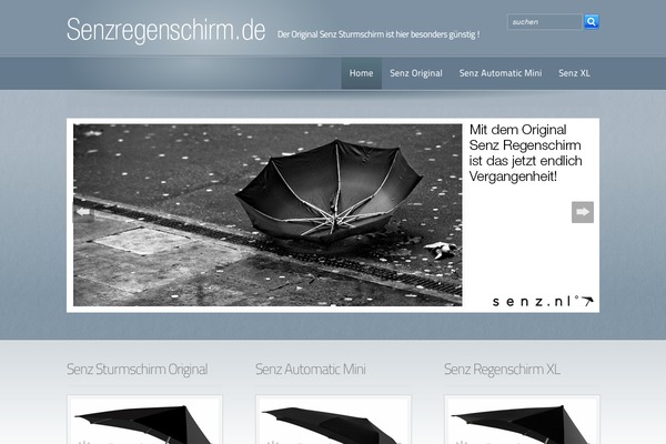 senzregenschirm.de site used Socket