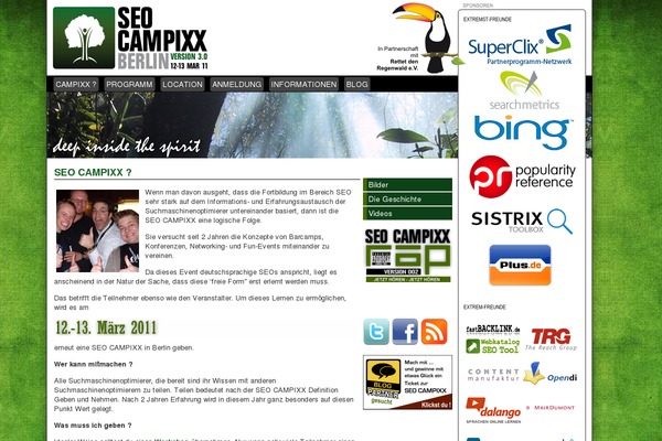 WordPress website example screenshot