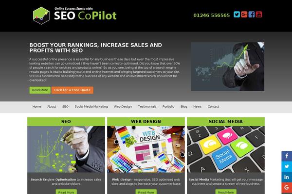 seo-copilot.co.uk site used Bootstrap-to-wp