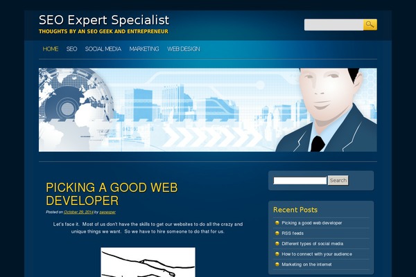seo-expert-specialist.com site used Online Marketer