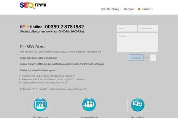 WordPress website example screenshot