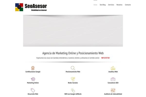 WordPress website example screenshot