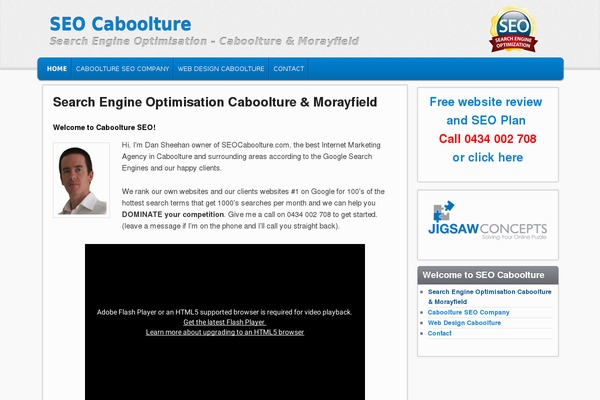 WordPress website example screenshot