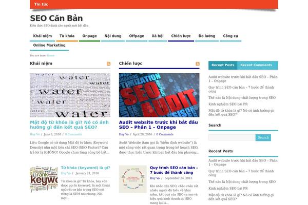 WordPress website example screenshot