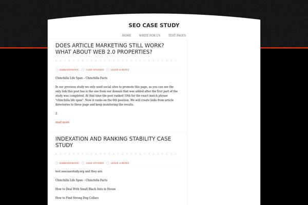 seocasestudy.org site used Whip