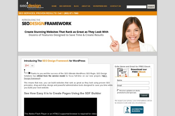 Seodesign theme site design template sample