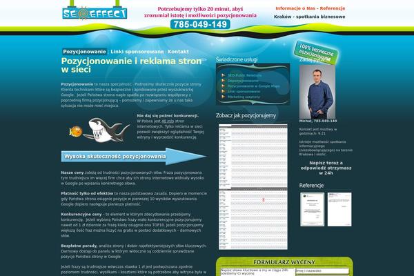 seoeffect.pl site used Design Disease