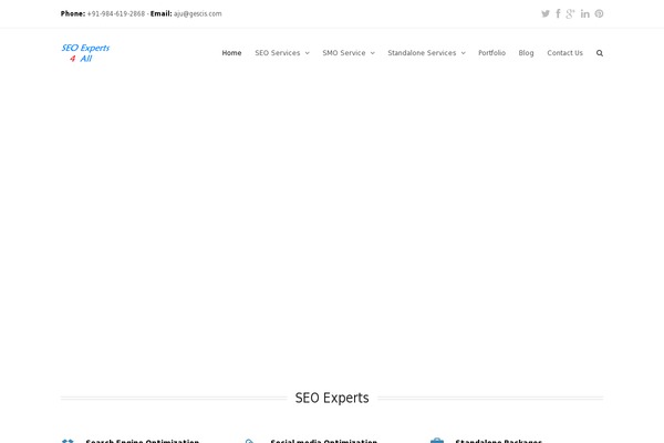 WordPress website example screenshot
