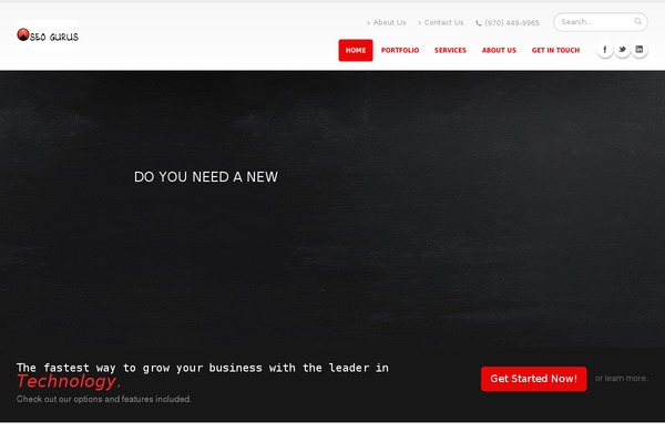 Porto theme site design template sample