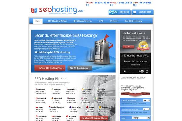 Seo theme site design template sample