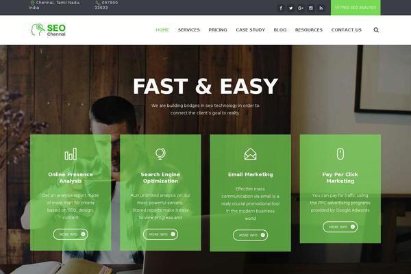 Easyweb theme site design template sample