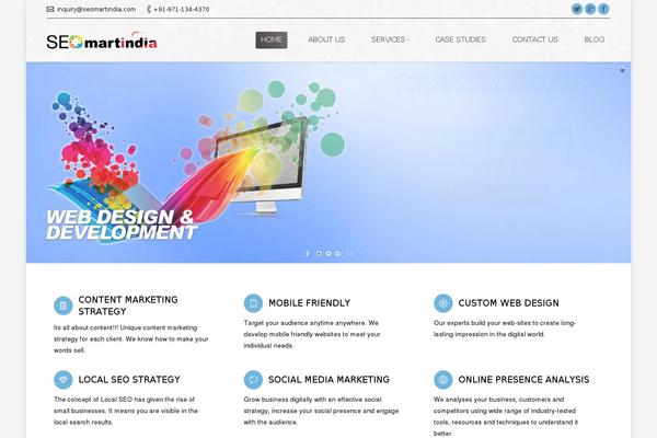 OceanWP theme site design template sample