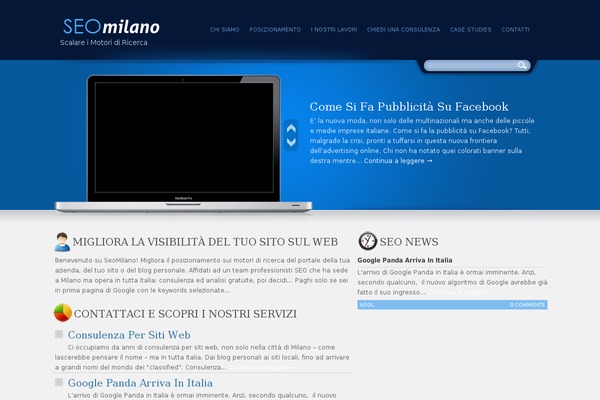 seomilano.it site used CreativePress