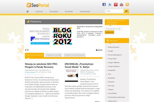 seoportal.pl site used Seoportal